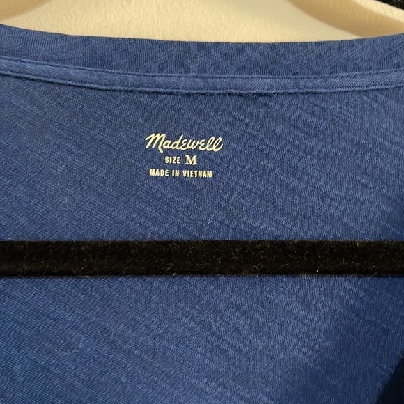 Madewell Blue Shirt - Picture 2 of 4
